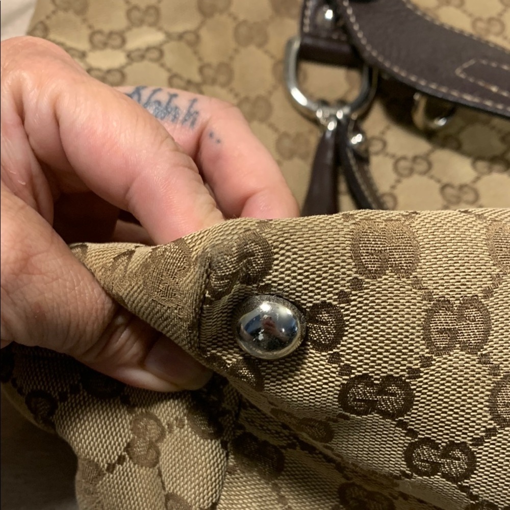 Gucci Beige and Brown Women's Tote Bag - Picture 5 of 11